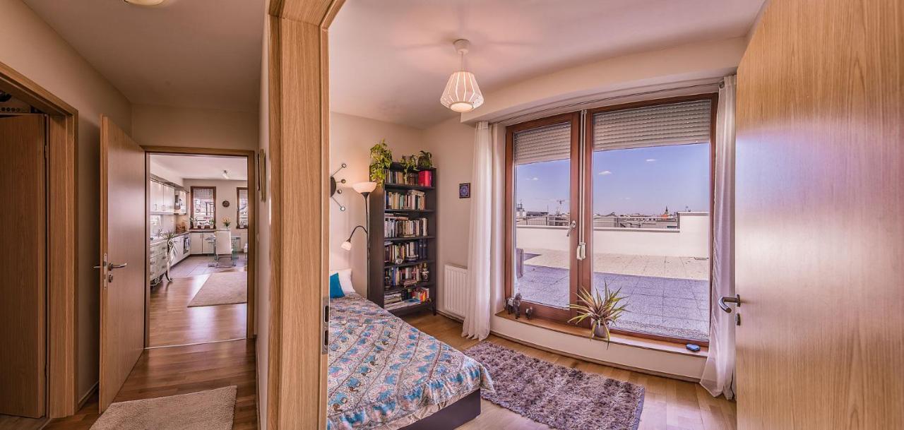 Budapest Top Apartment With Private 90 Sqm Rooftop, Free Parking And Air Condition Esterno foto